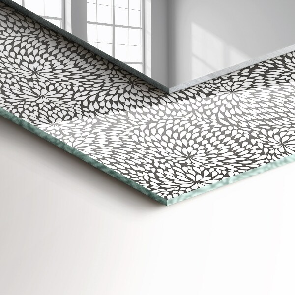 Ogledalo z okrasnim okvirjem 3D motivi