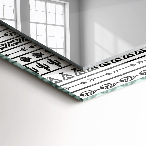 Ogledalo s potiskanim okvirjem Indeks vrst kaktusov