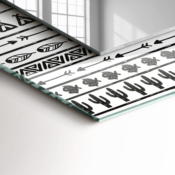 Ogledalo s potiskanim okvirjem Indeks vrst kaktusov