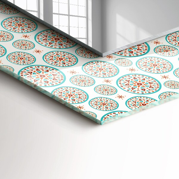 Dekorativno ogledalo Risba barvnih krogov