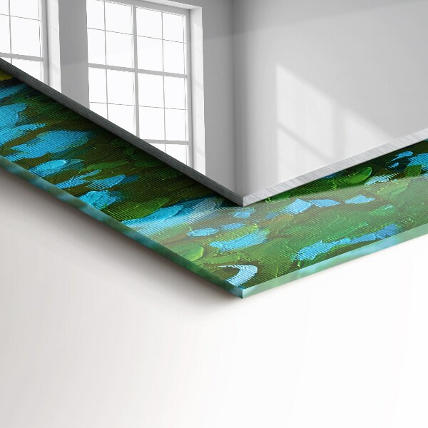 Dekorativno ogledalo Vodna lilija v prahu