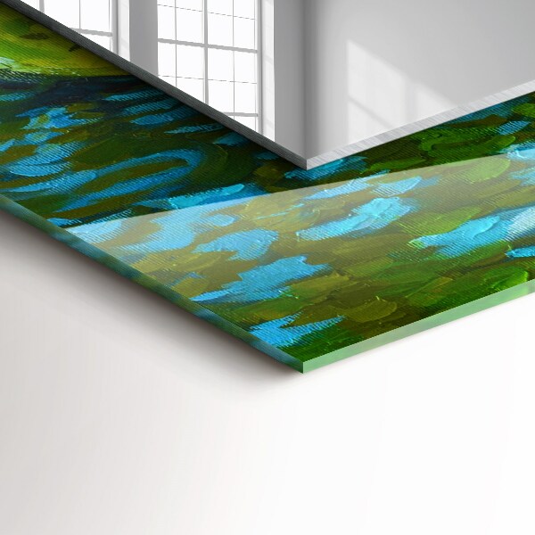 Dekorativno ogledalo Vodna lilija v prahu