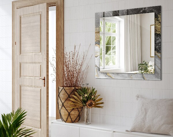 Okrasno ogledalo Abstraktni marmor z žilami