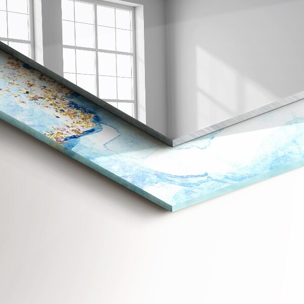 Okrasno ogledalo Abstraktni vzorec na marmorju