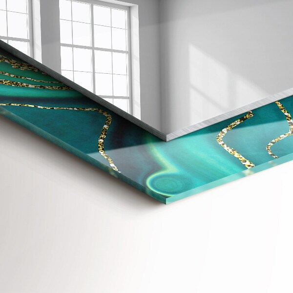 Tiskano ogledalo Zelena abstraktna tekstura