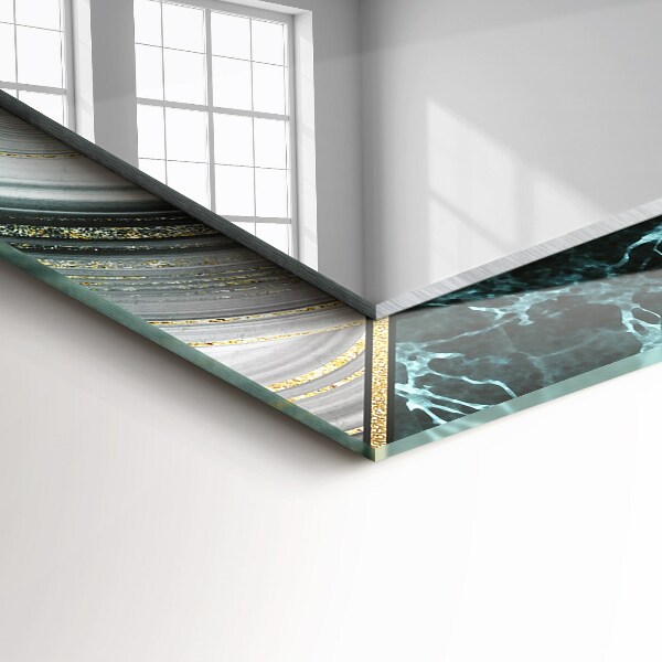 Dekorativno ogledalo Abstraktni geometrijski vzorec