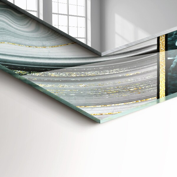 Dekorativno ogledalo Abstraktni geometrijski vzorec