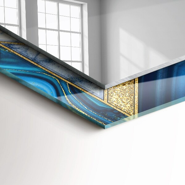 Okrasno ogledalo Abstraktni geometrijski mozaik