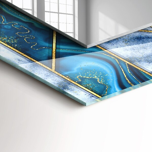 Okrasno ogledalo Abstraktni geometrijski mozaik