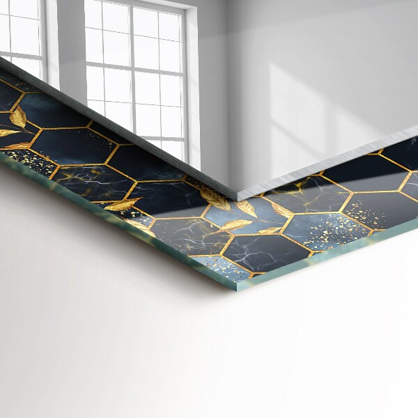 Tiskano ogledalo Šestkotni listi