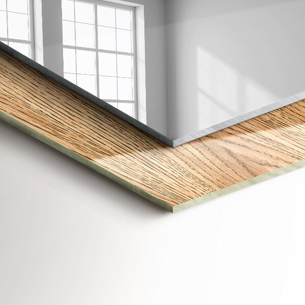 Okrasno ogledalo Tekstura lesa