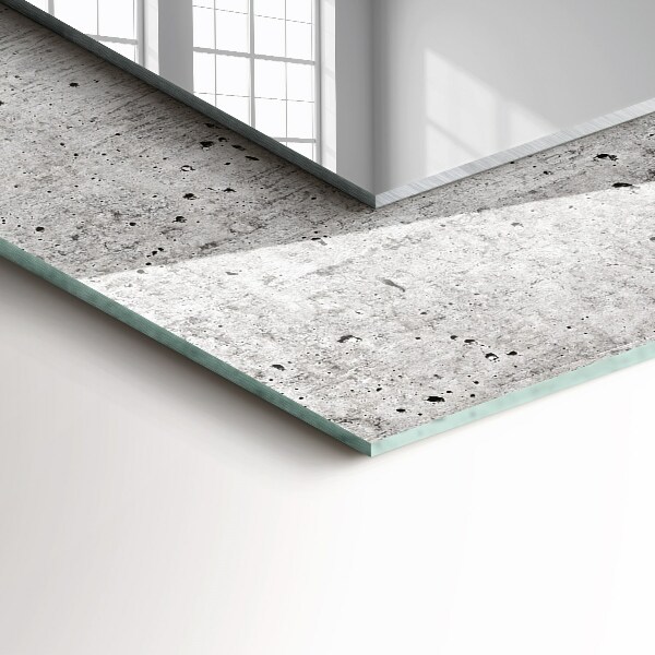 Ogledalo z okrasnim okvirjem Tekstura cementne stene