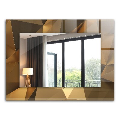 Ogledalo z okrasnim okvirjem Geometrijske oblike