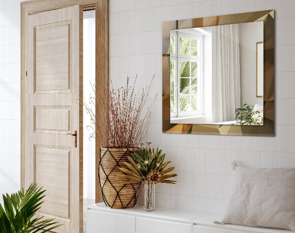 Ogledalo z okrasnim okvirjem Geometrijske oblike