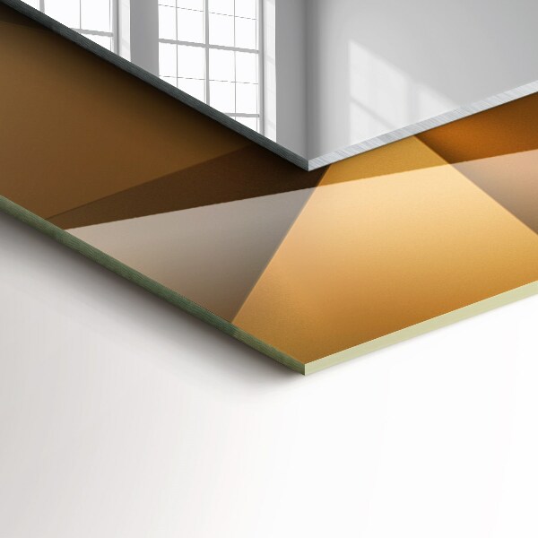 Ogledalo z okrasnim okvirjem Geometrijske oblike