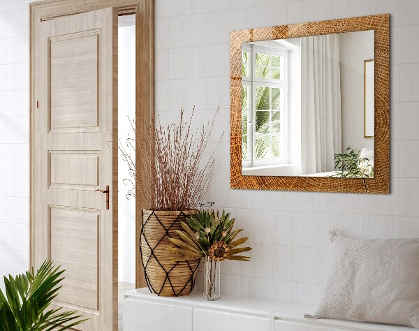 Dekorativno ogledalo Prerez rastnih obročev drevesnega debla