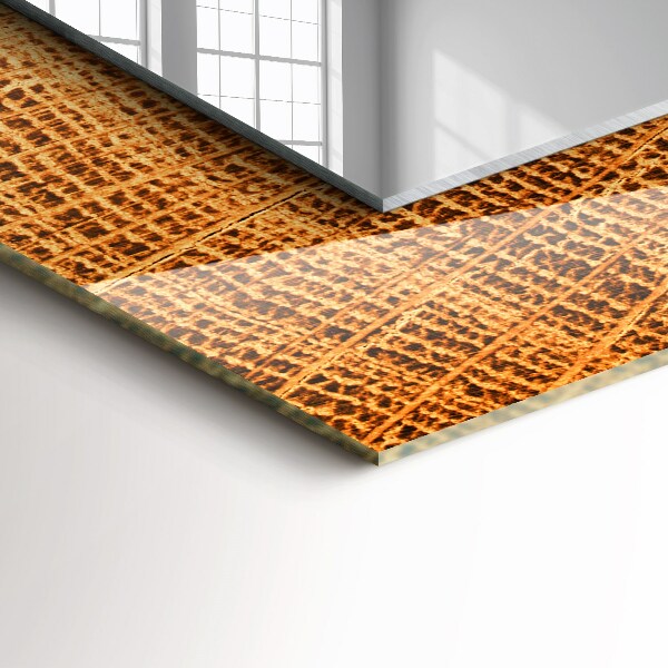 Dekorativno ogledalo Prerez rastnih obročev drevesnega debla