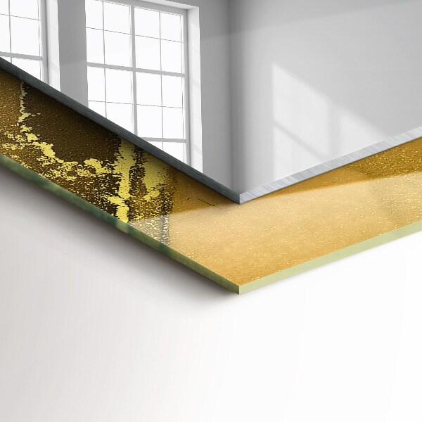 Ogledalo s potiskanim okvirjem Abstraktna umetnost