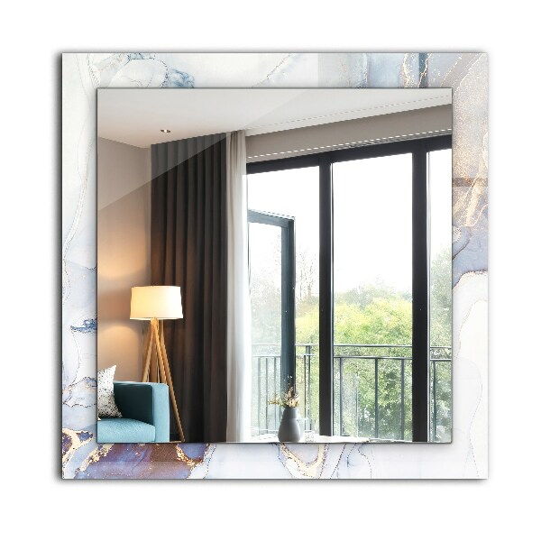 Tiskano ogledalo Abstraktna marmorna umetnost