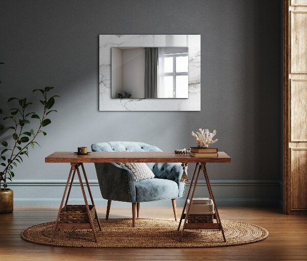 Ogledalo s potiskanim okvirjem Modeli iz belega marmorja