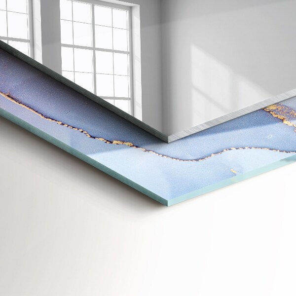 Okrasno ogledalo Akvarelna abstraktna umetnost