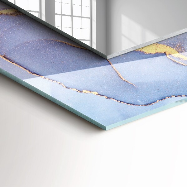 Okrasno ogledalo Akvarelna abstraktna umetnost