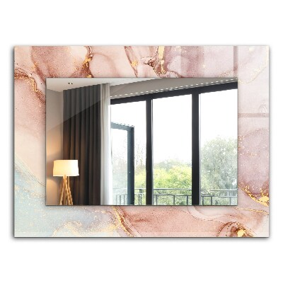 Okrasno ogledalo Abstraktni akvarel