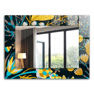 Tiskano ogledalo Motivi cvetnih listov