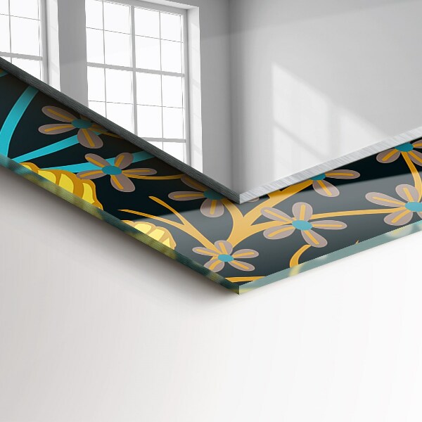 Tiskano ogledalo Motivi cvetnih listov