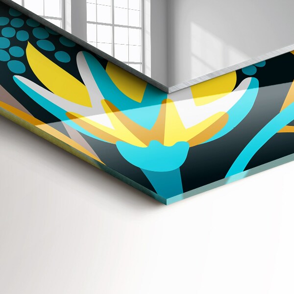 Tiskano ogledalo Motivi cvetnih listov