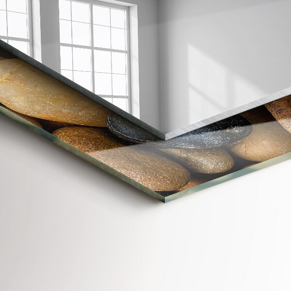 Okrasno ogledalo Enobarvni kamni