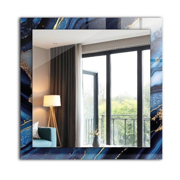 Tiskano ogledalo Abstraktna umetnost iz marmorja