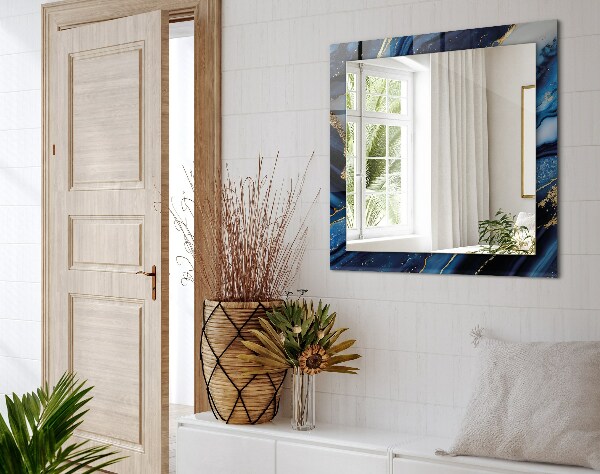 Tiskano ogledalo Abstraktna umetnost iz marmorja