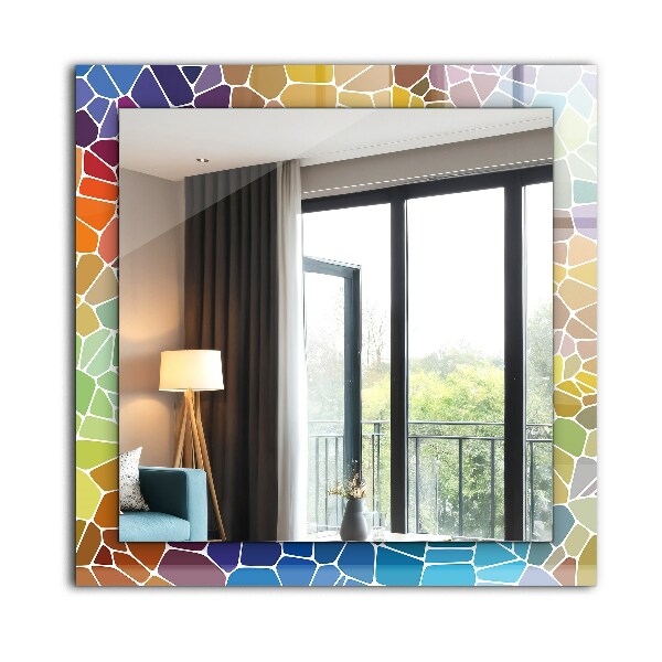 Okrasno ogledalo Cvetovi in listi