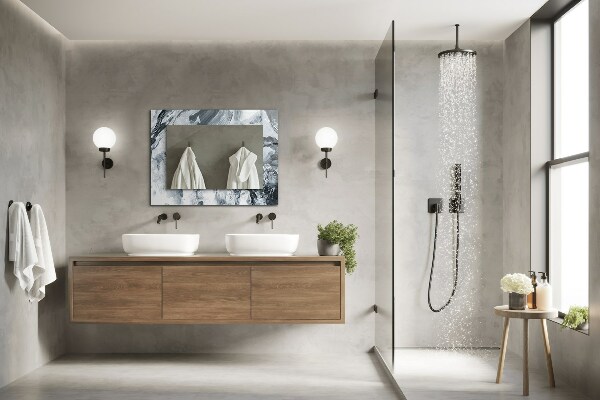 Ogledalo z okrasnim okvirjem Jesenska drevesa