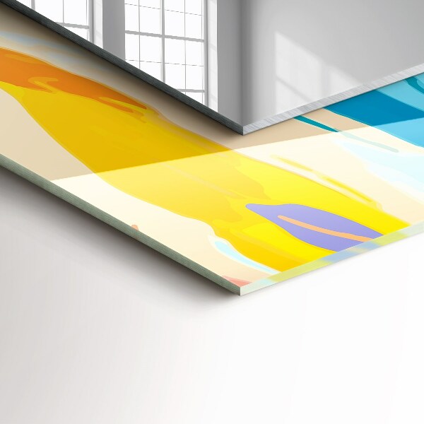 Tiskano ogledalo Marmoriran vzorec