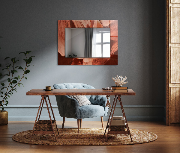 Ogledalo s potiskanim okvirjem Motivacijski vodnjak