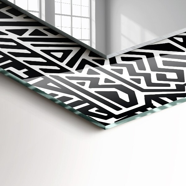 Ogledalo z okrasnim okvirjem Motiv modrega vala