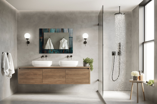 Okrasno ogledalo Obarvani tropski listi