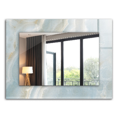 Ogledalo s potiskanim okvirjem Cvetlični motiv