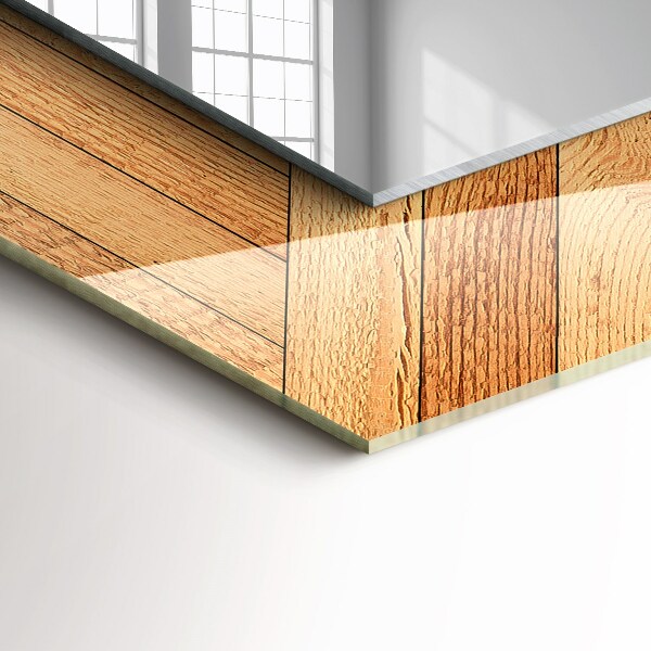 Ogledalo s potiskanim okvirjem Barvni abstraktni vzorci