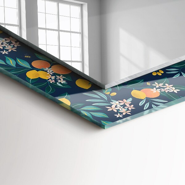 Dekorativno ogledalo Lisica in sova