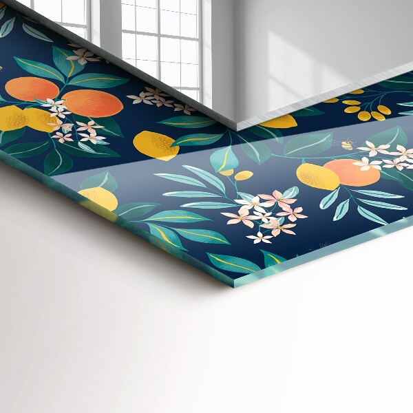 Dekorativno ogledalo Lisica in sova