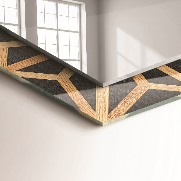 Tiskano ogledalo Geometrijski vzorec iz kosti