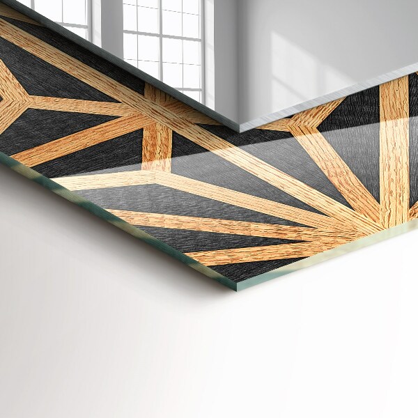 Tiskano ogledalo Geometrijski vzorec iz kosti