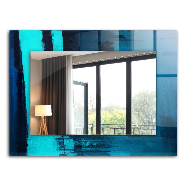 Tiskano ogledalo Astrata blue art