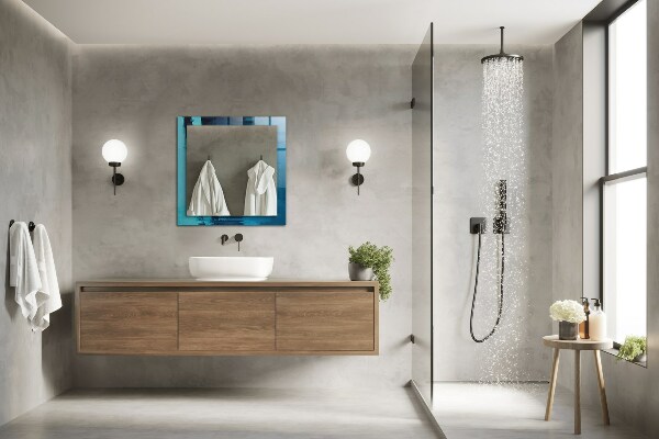 Tiskano ogledalo Astrata blue art