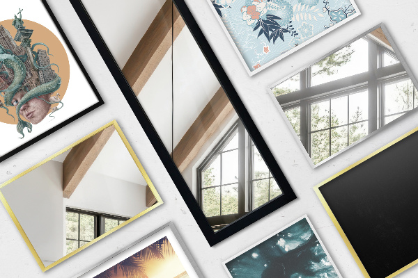 Hrastovo stoječe ogledalo 36x156 cm