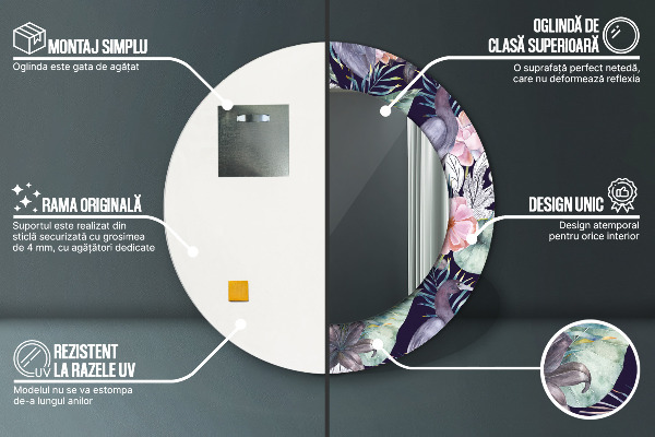 Okrasno ogledalo Caps Ptice