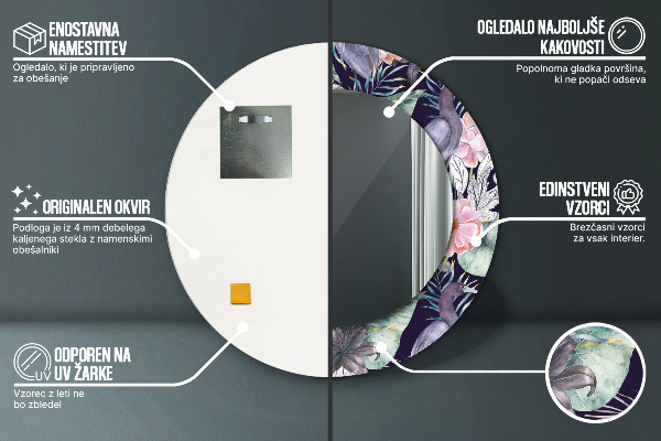 Okrasno ogledalo Caps Ptice